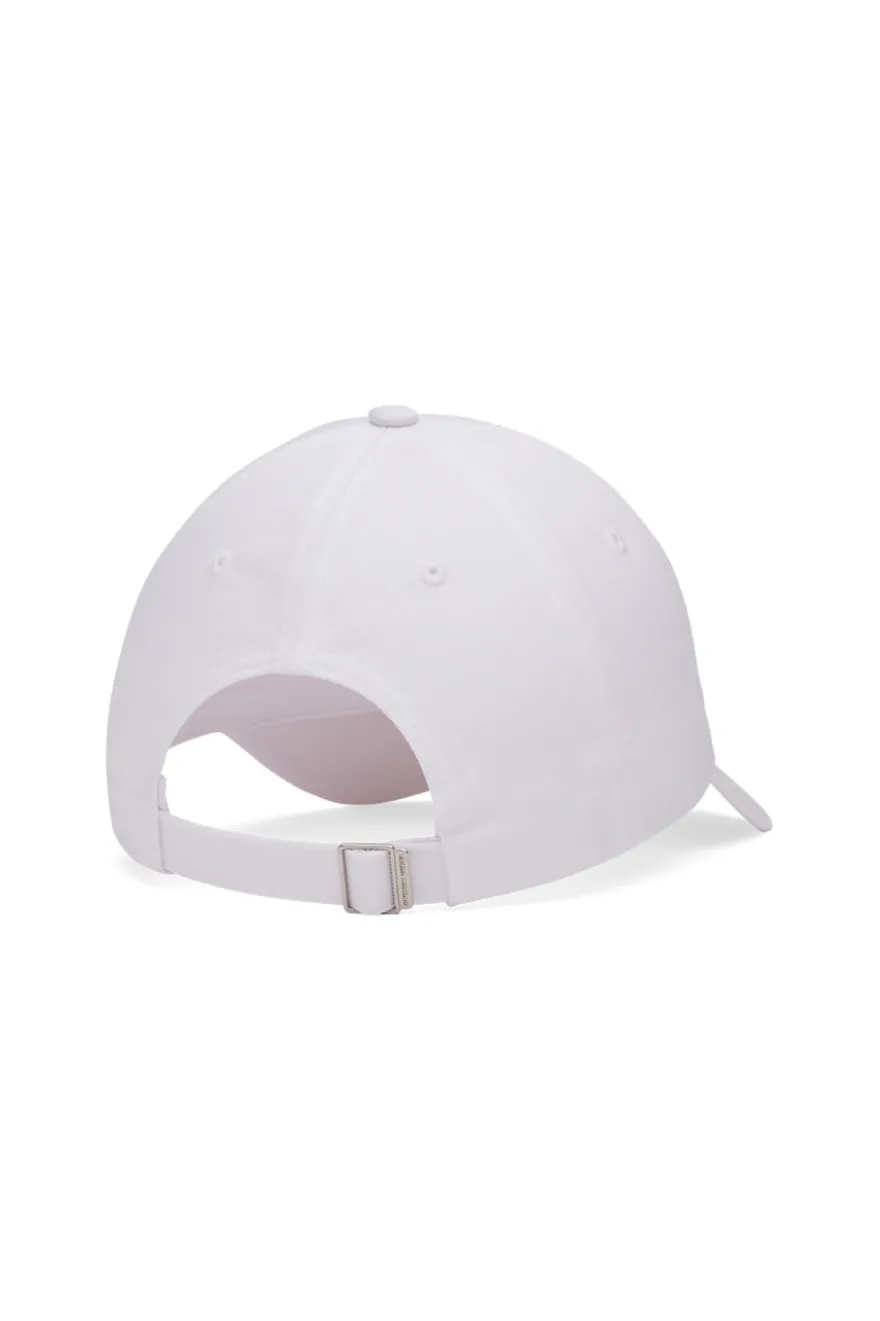 Weißer Hut mit Under Armour Logo 1369790-104