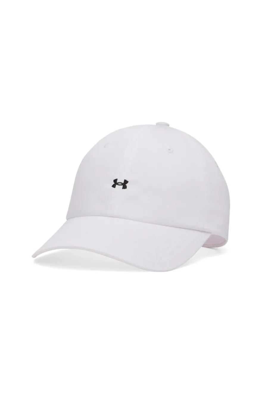 Weißer Hut mit Under Armour Logo 1369790-104
