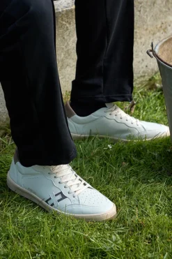 Weißes Leder Herren Turnschuhe Pittarello Plus S3