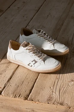 Weißes Leder Herren Turnschuhe Pittarello Plus S3