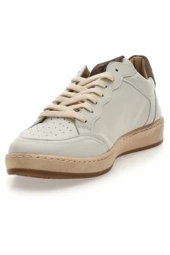 Weißes Leder Herren Turnschuhe Pittarello Plus S3