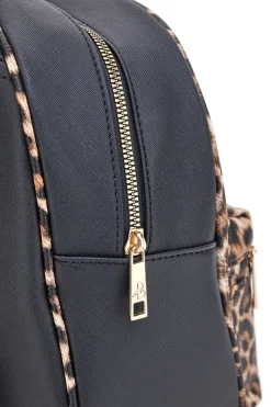 Zaino animalier con dettagli neri Basile BA1271N-MAC