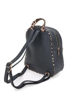 Zaino animalier con dettagli neri Basile BA1271N-MAC