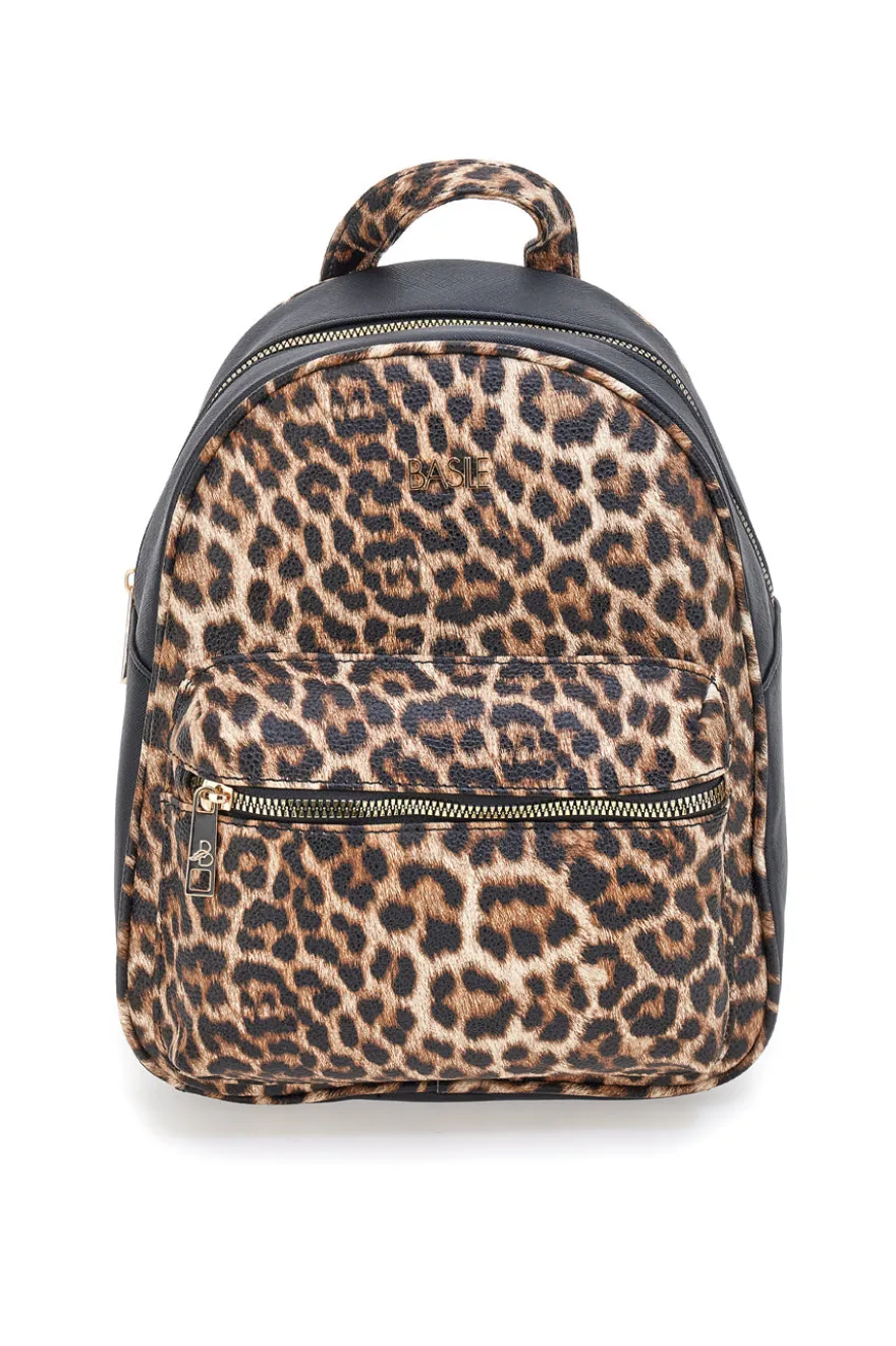 Zaino animalier con dettagli neri Basile BA1271N-MAC