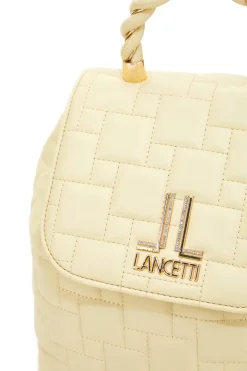 Zaino Beige Con dettagli Dorati Lancetti 24S-105-2