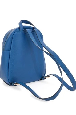 Zaino Blu Con Dettagli Oro Basile 003
