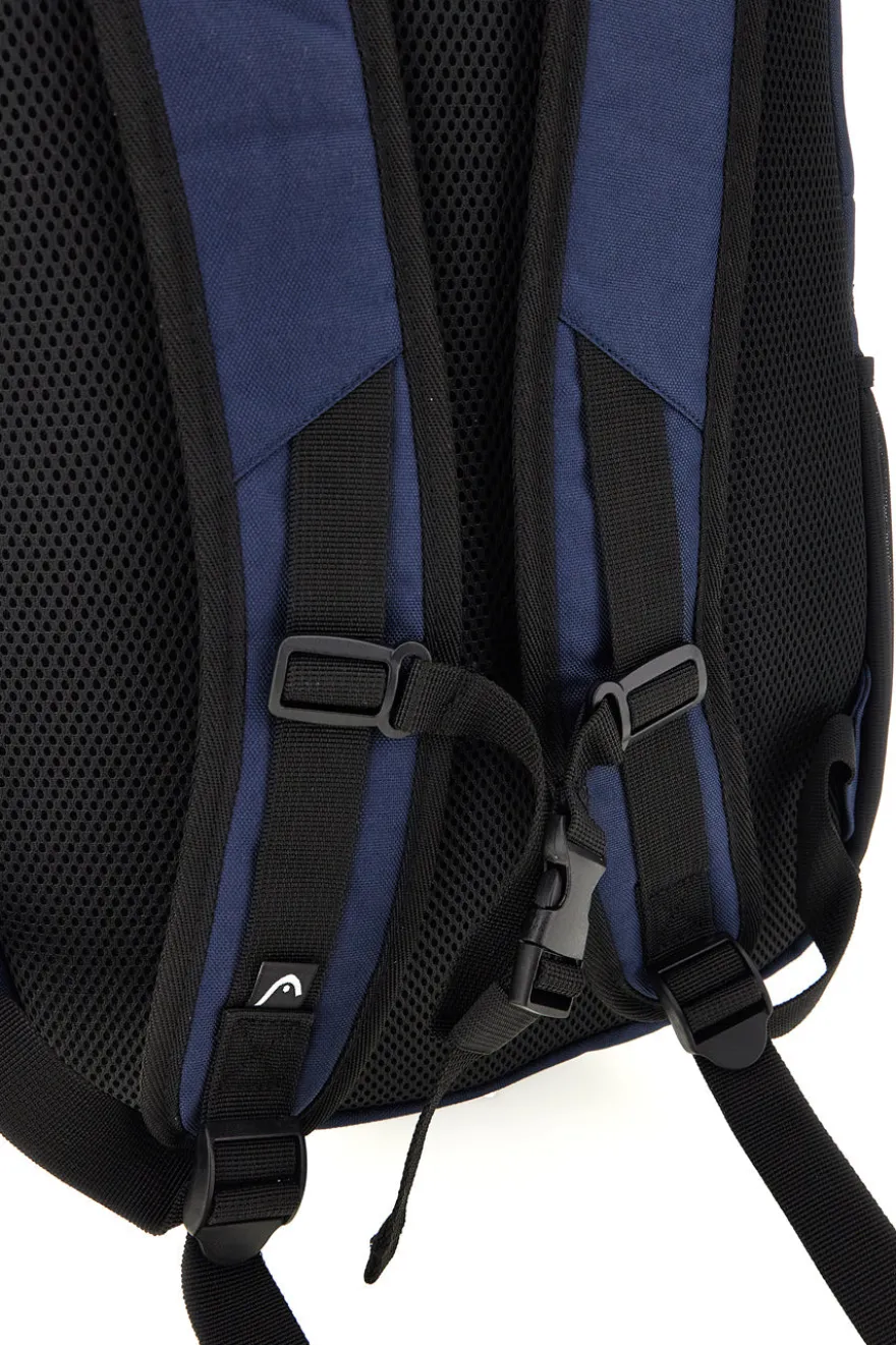 Zaino blu con scomparti e tasche Head HBK048-810