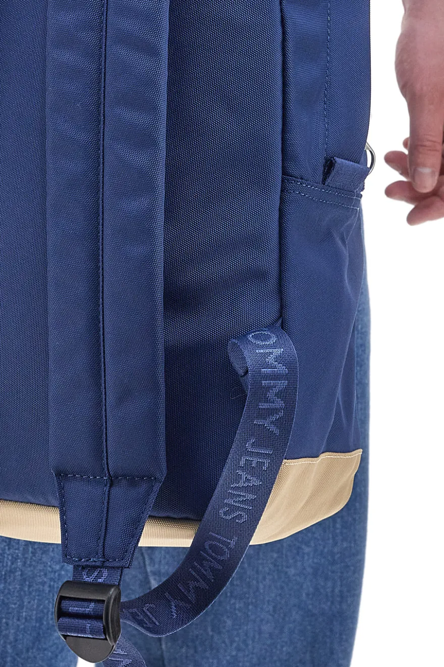 Zaino Blu con Tasca Frontale e Rete Interna TOMMY DAILY DOME