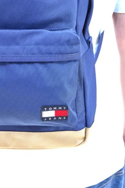 Zaino Blu con Tasca Frontale e Rete Interna TOMMY DAILY DOME