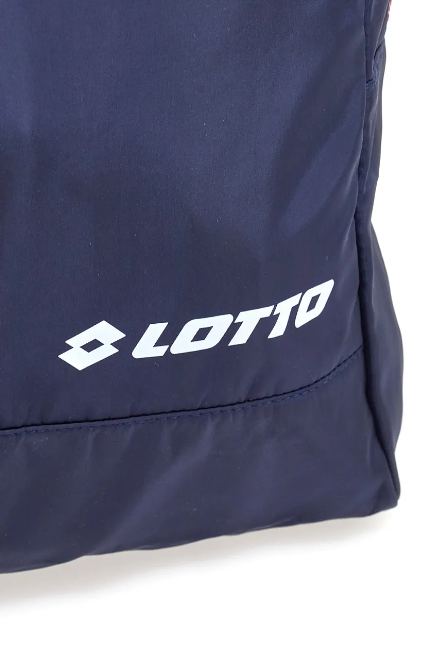 Zaino blu con zip a contrasto Lotto LTT438