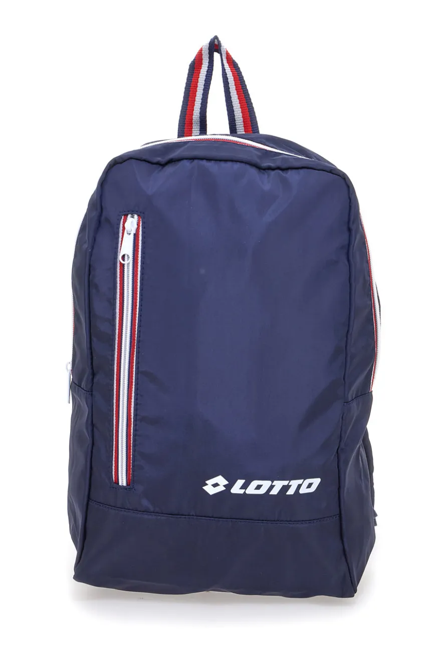 Zaino blu con zip a contrasto Lotto LTT438