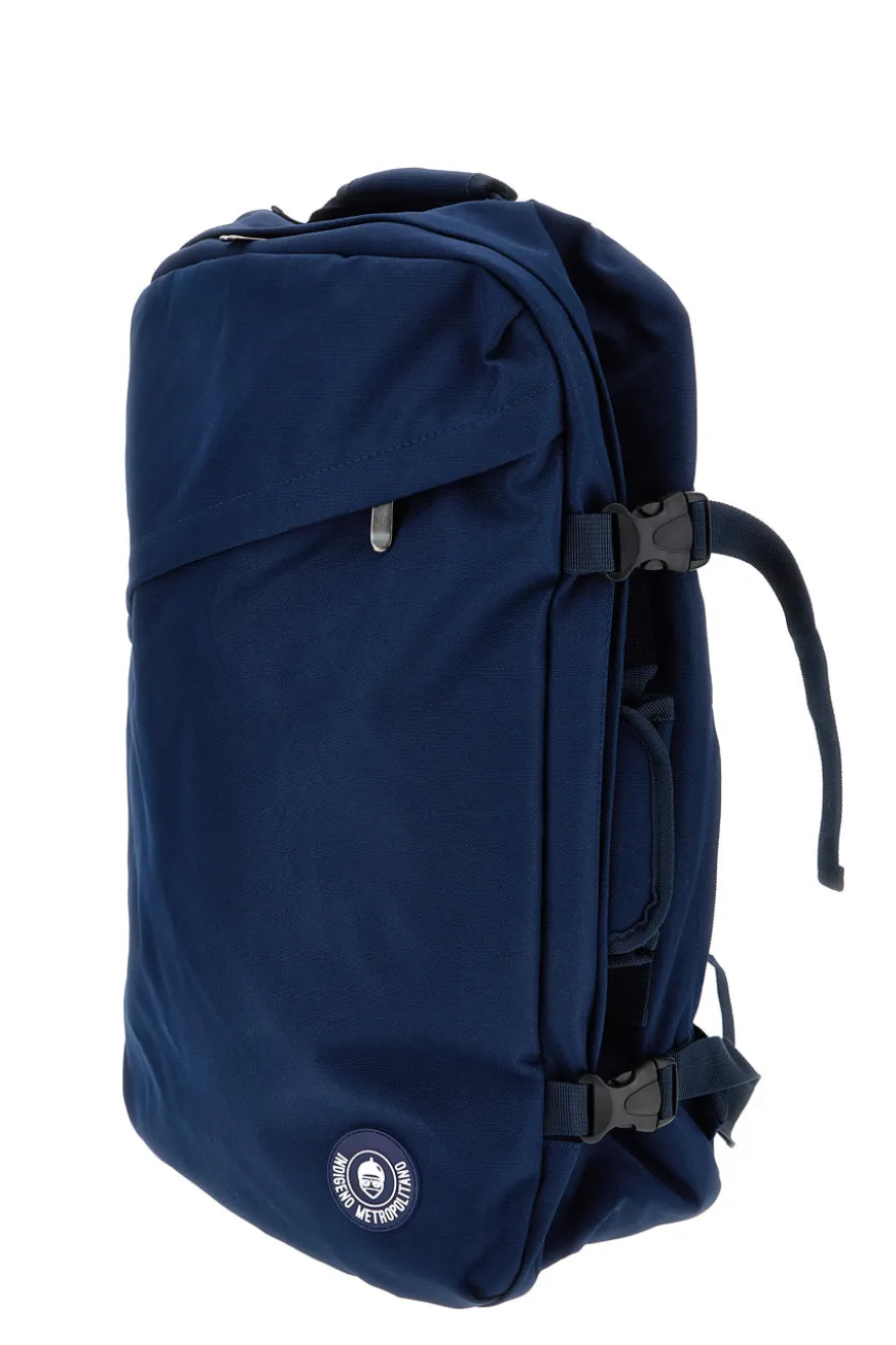 Zaino blu da viaggio con spallacci imbottiti Indigeno PITTBAC002-B