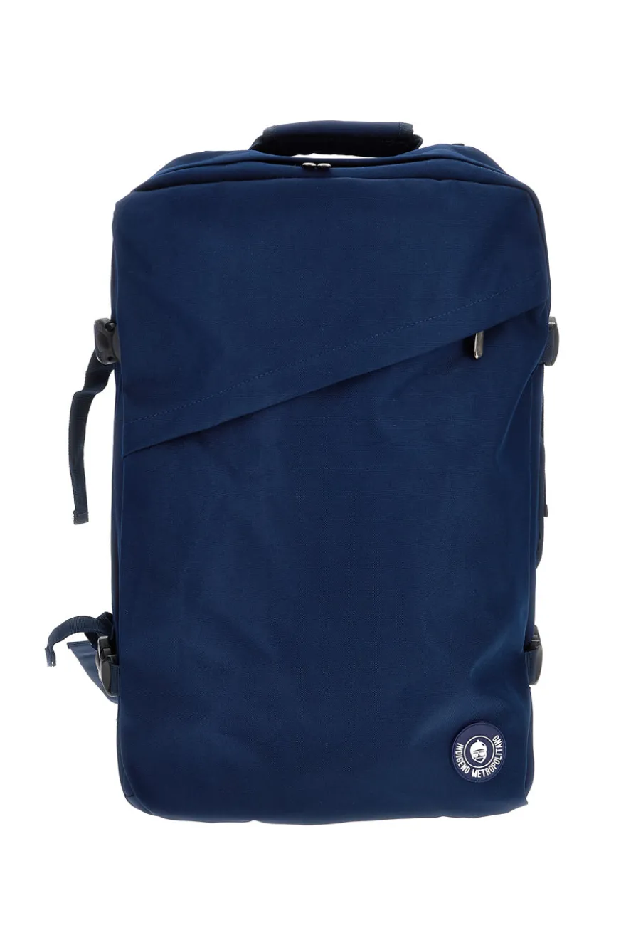 Zaino blu da viaggio con spallacci imbottiti Indigeno PITTBAC002-B
