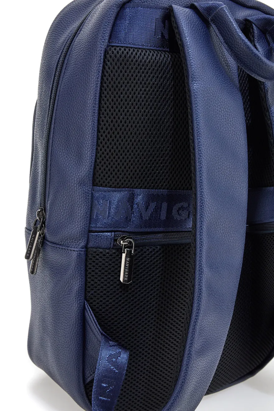 Zaino blu tasca frontale doppio scomparto Navigare BAG899-5