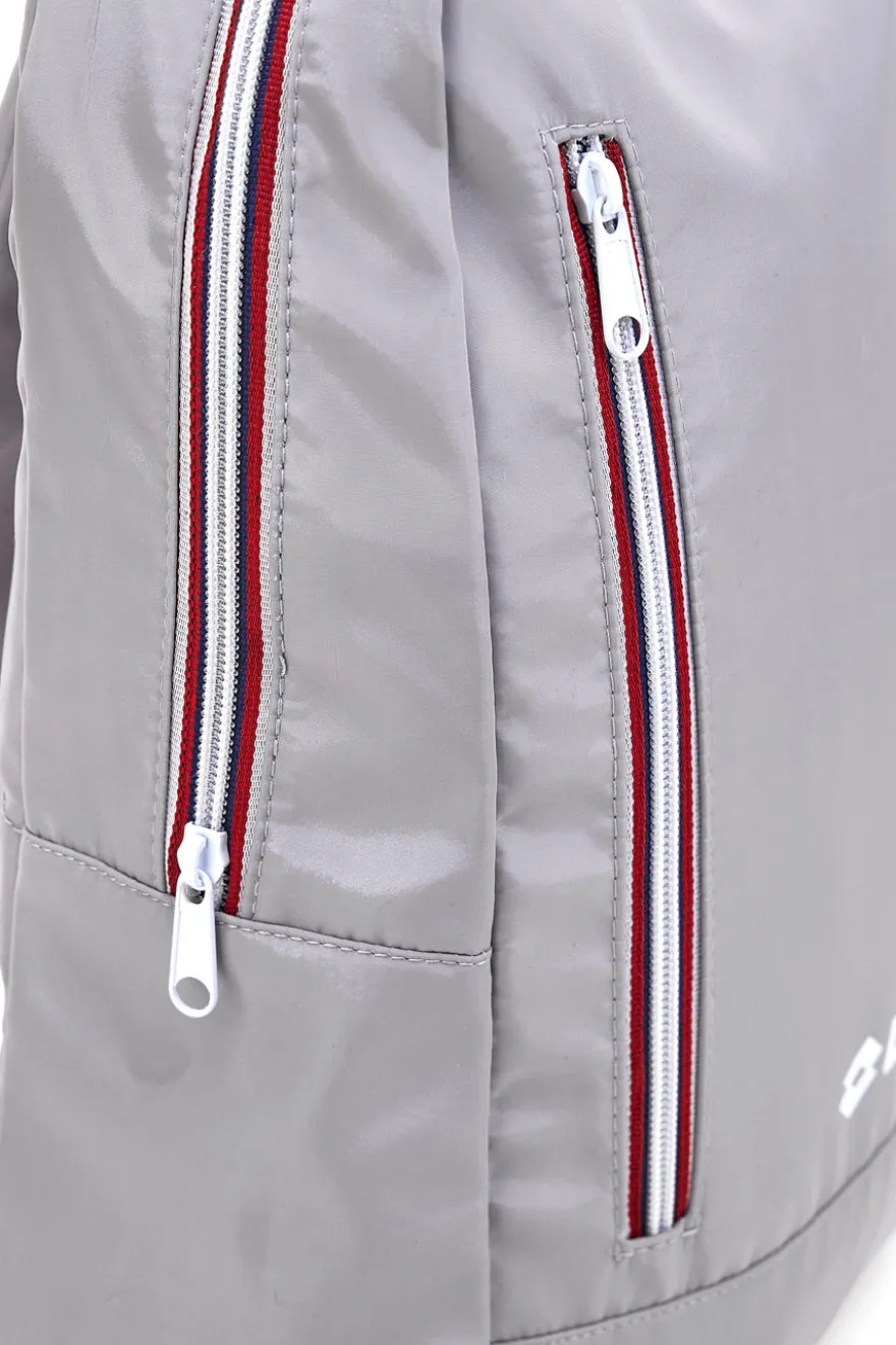Zaino grigio con zip a contrasto Lotto LTT438