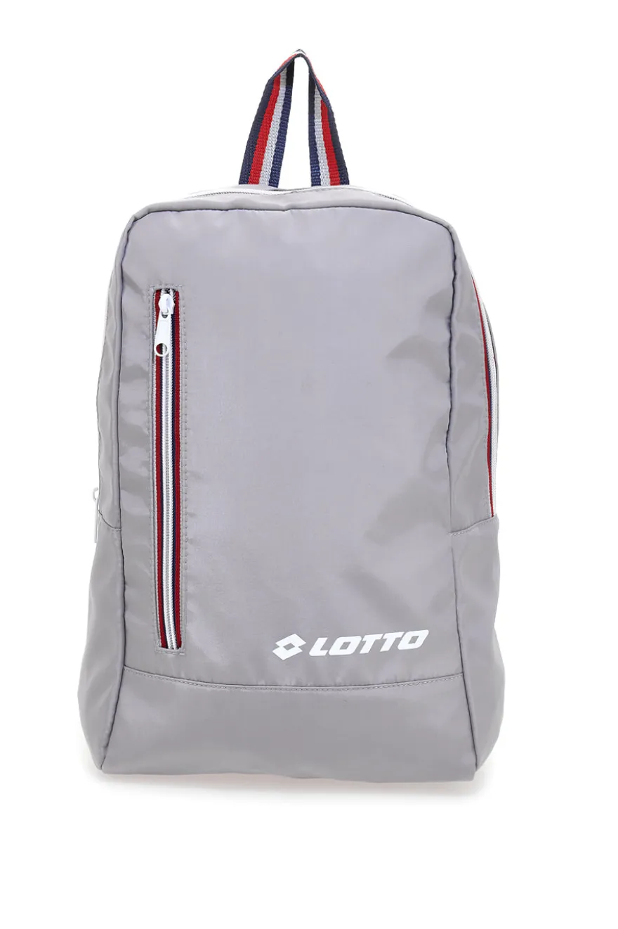 Zaino grigio con zip a contrasto Lotto LTT438
