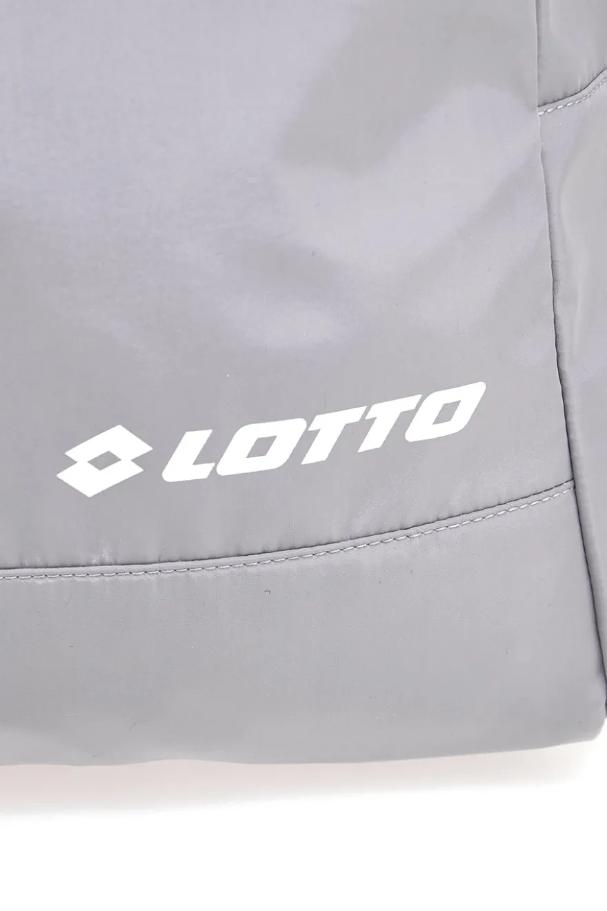 Zaino grigio con zip a contrasto Lotto LTT438
