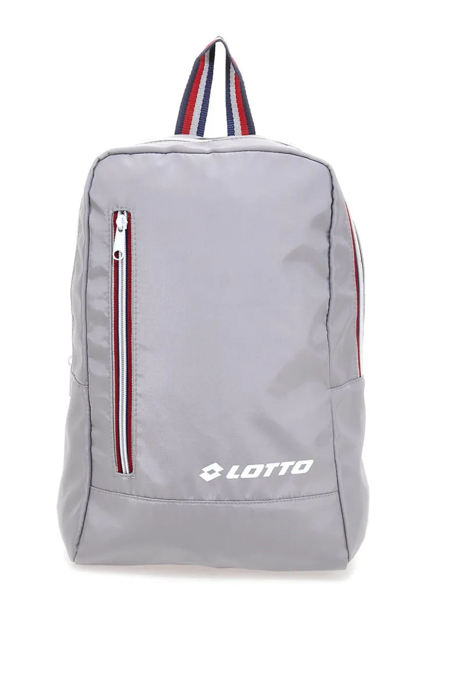 Zaino Grigio con Zip Laterale Lotto LTT438