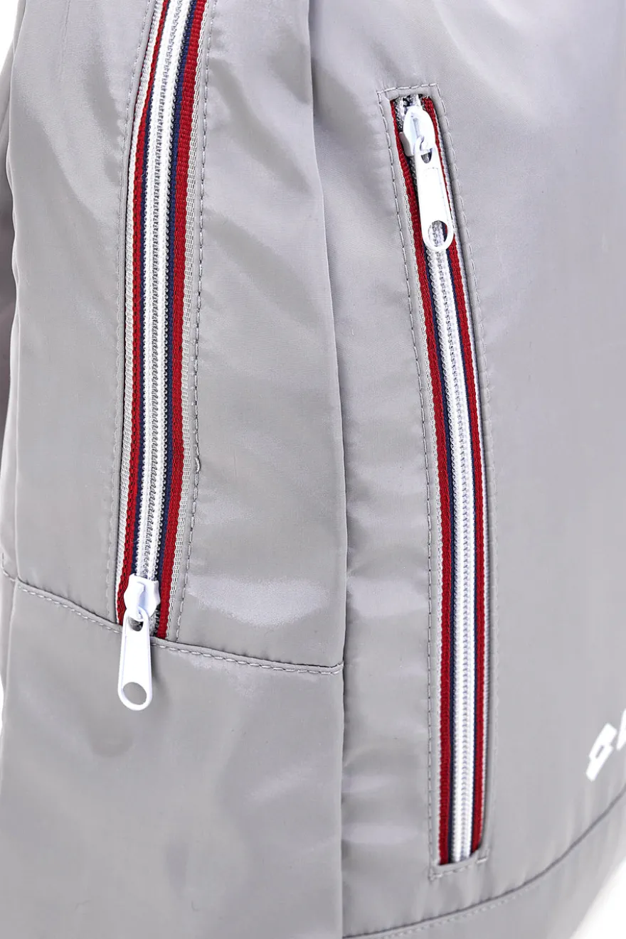 Zaino Grigio con Zip Laterale Lotto LTT438