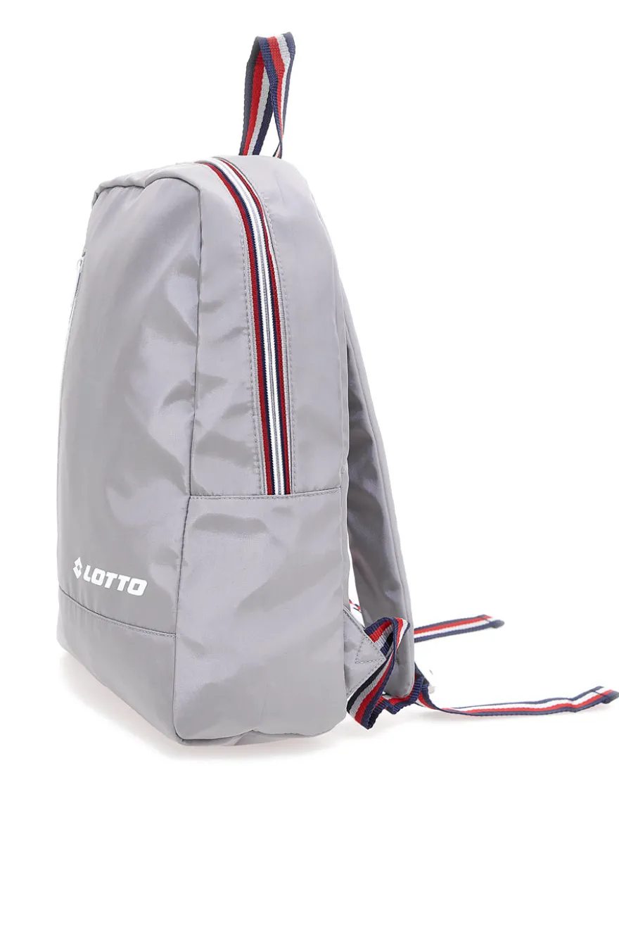 Zaino Grigio con Zip Laterale Lotto LTT438