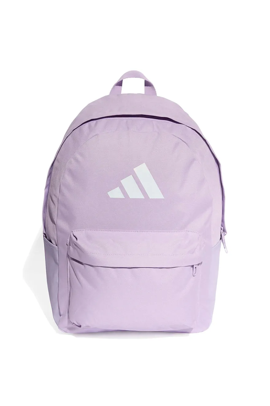 Zaino lilla con tasca frontale capiente Adidas CLSC BARS BP