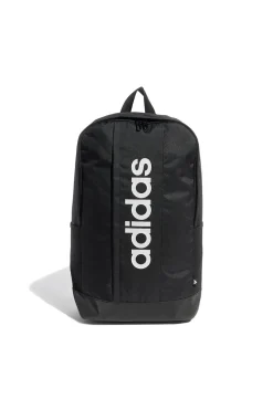 Zaino nero Adidas Linear Backpack con stampa verticale