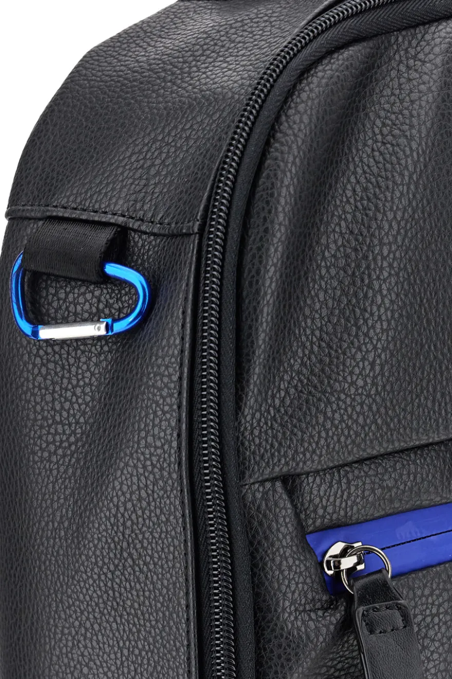 Zaino Nero con Dettagli Blu e Scomparto Porta PC Renato Balestra COB 62140/L/SRBU6