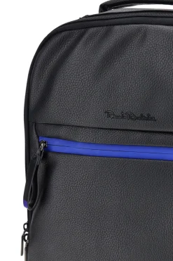 Zaino Nero con Dettagli Blu e Scomparto Porta PC Renato Balestra COB 62140/L/SRBU6