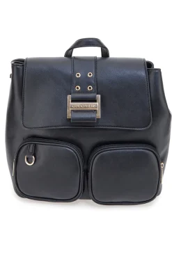 Zaino nero con doppia tasca frontale Guido Vietri K30,365,B016