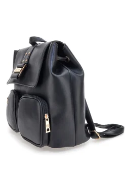 Zaino nero con doppia tasca frontale Guido Vietri K30,365,B016