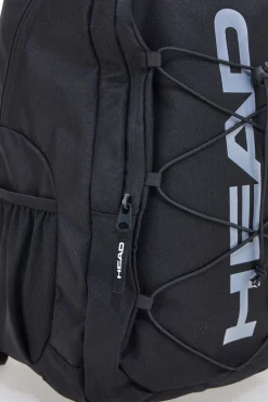 Zaino nero con logo frontale e spallacci imbottiti HEAD HBK048