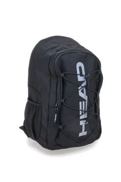 Zaino nero con logo frontale e spallacci imbottiti HEAD HBK048