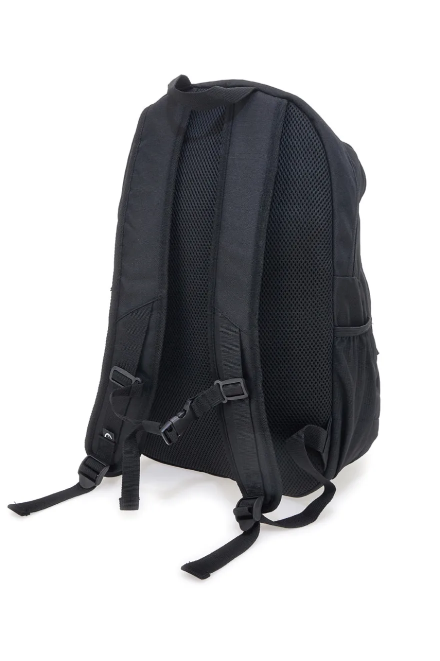 Zaino nero con logo frontale e spallacci imbottiti HEAD HBK048