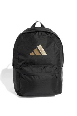 Zaino nero con logo oro e tasca porta laptop Adidas IS7048