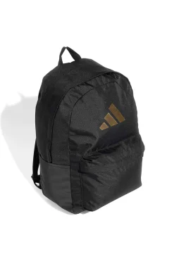 Zaino nero con logo oro e tasca porta laptop Adidas IS7048