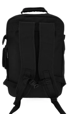 Zaino nero con manico e design essenziale Indigeno metropolitano XPITTBAC003-A