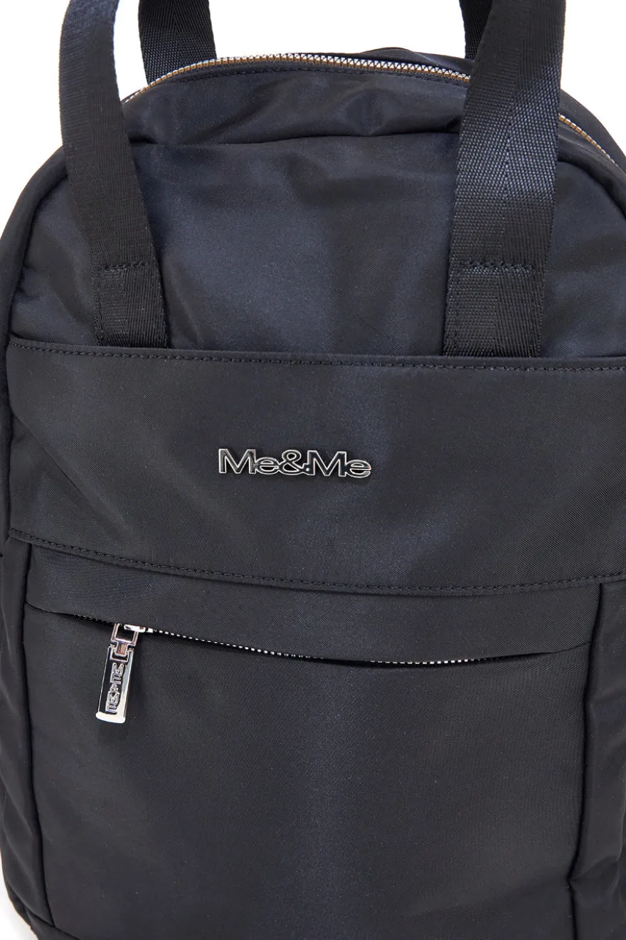 Zaino nero con spallacci regolabili Me & me spa 9309