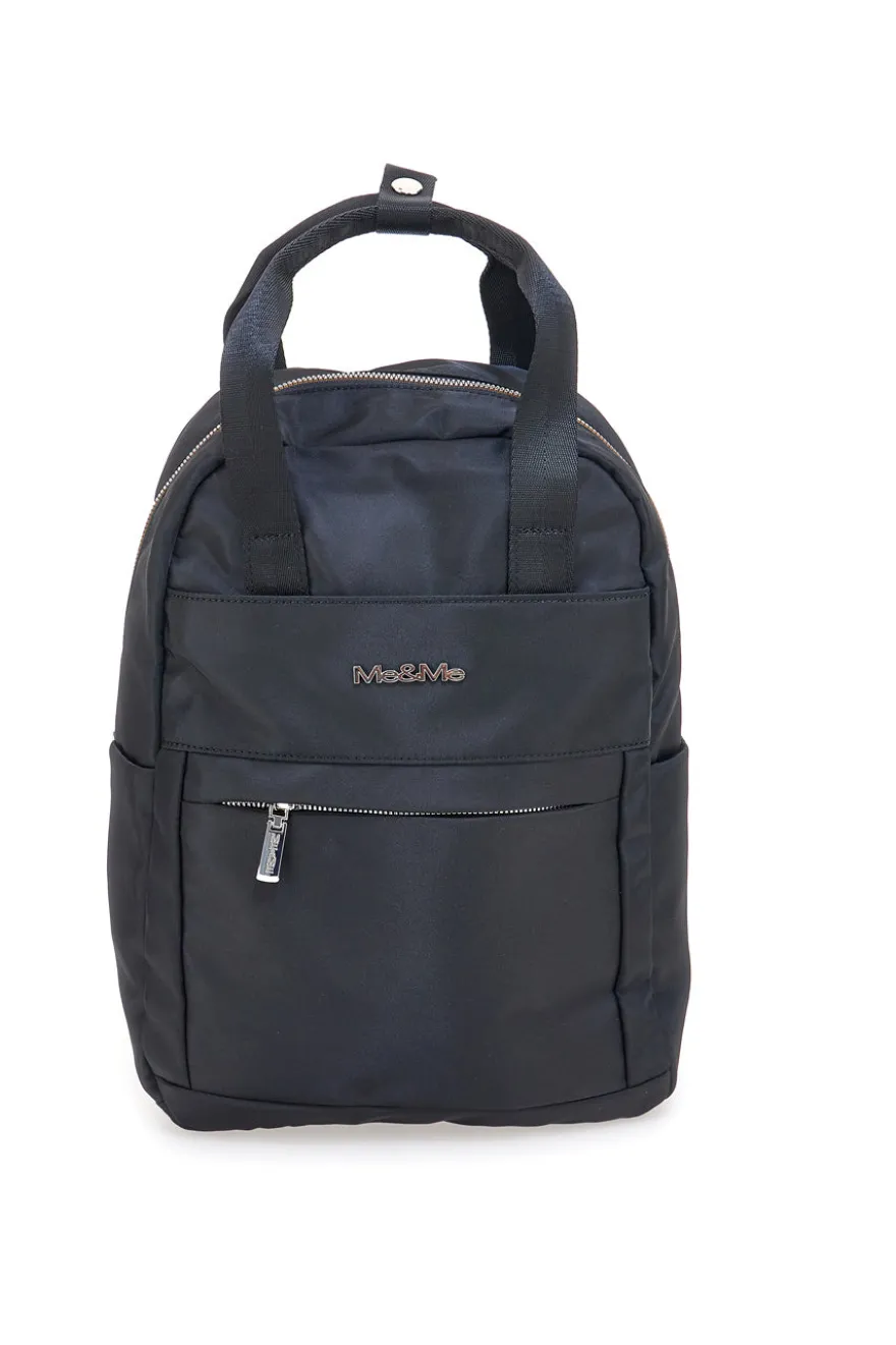 Zaino nero con spallacci regolabili Me & me spa 9309