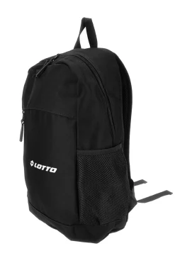 Zaino nero con tasca frontale Lotto LTT437