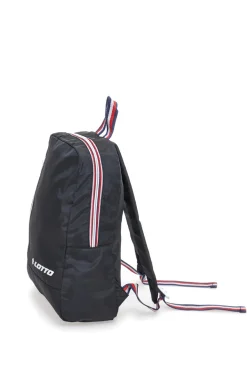 Zaino nero con zip a contrasto Lotto LTT438