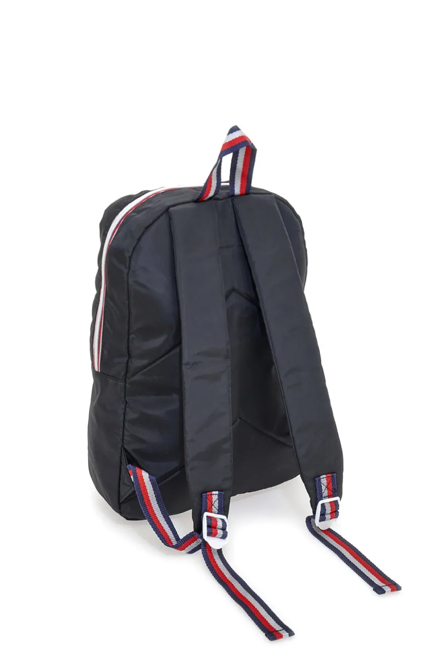 Zaino nero con zip a contrasto Lotto LTT438