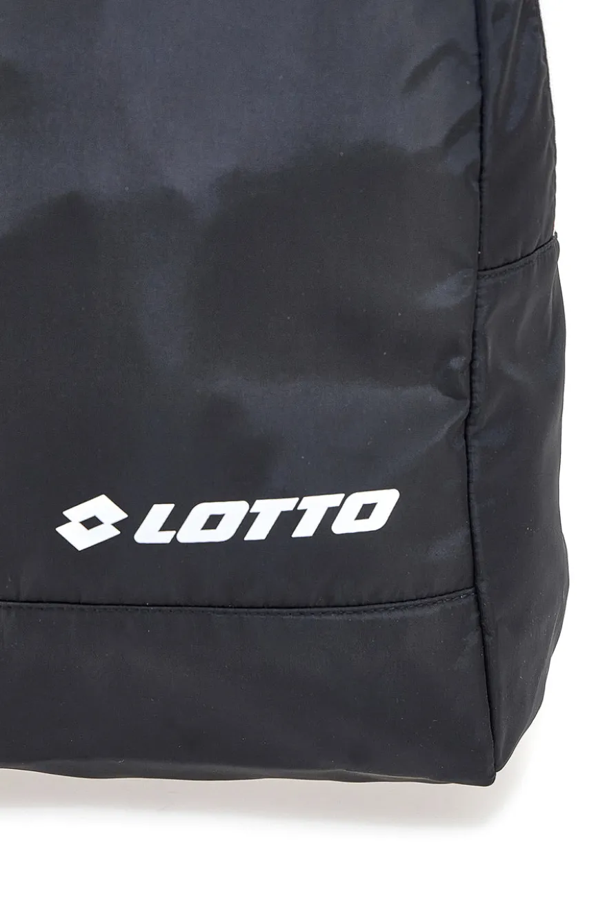 Zaino nero con zip a contrasto Lotto LTT438
