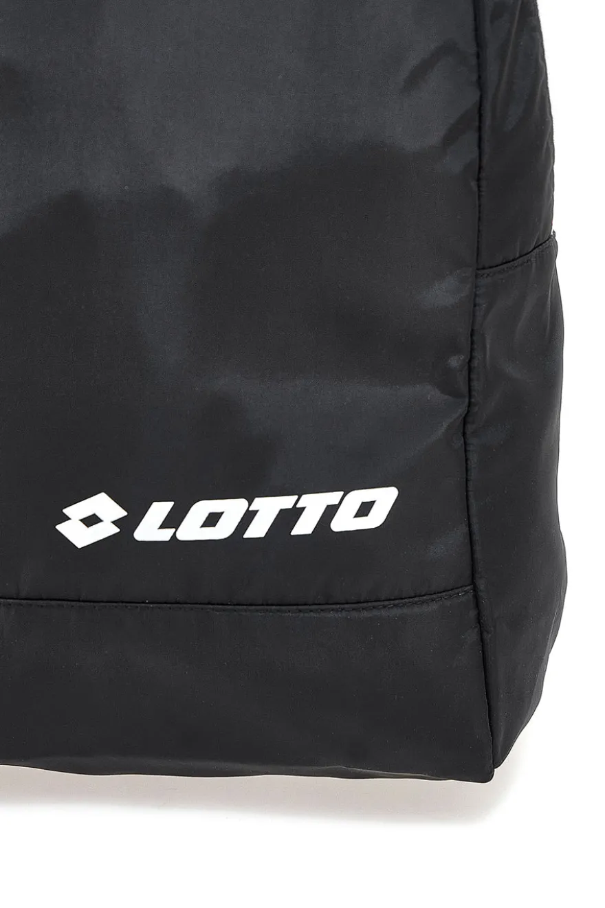 Zaino Nero con Zip Laterale Lotto LTT438