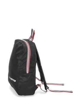 Zaino Nero con Zip Laterale Lotto LTT438