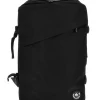 Zaino nero da viaggio con spallacci imbottiti Indigeno PITTBAC002-A