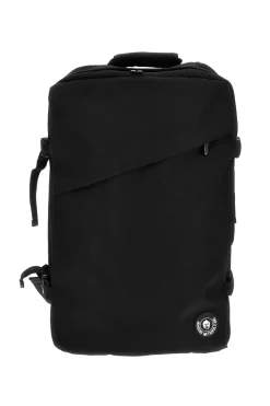 Zaino nero da viaggio con spallacci imbottiti Indigeno PITTBAC002-A