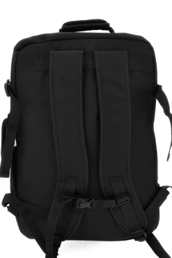 Zaino nero da viaggio con spallacci imbottiti Indigeno PITTBAC002-A