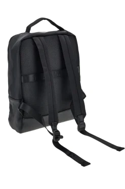 Zaino Nero in Tessuto con Tasche Frontali e Scomparto Porta PC Renato Balestra COB 61991/L/SRBU7