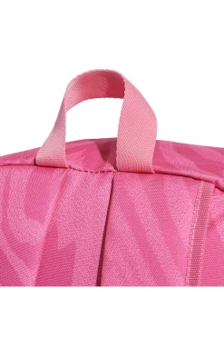 Zaino rosa con stampa animalier e logo verticale Adidas LIN G BPK W