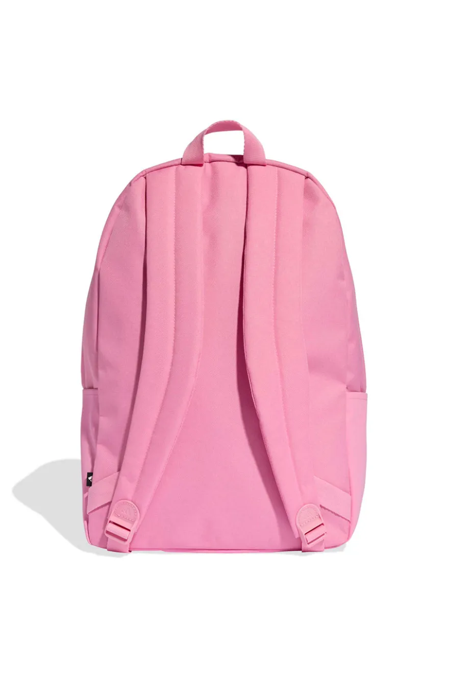 Zaino rosa con tasca frontale Adidas CLSC BARS BP